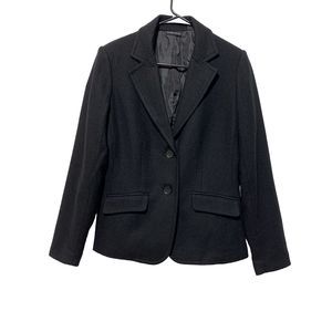 New York & Company Womens Size 6 Two Button Blazer Suit Jacket Wool Blend Career